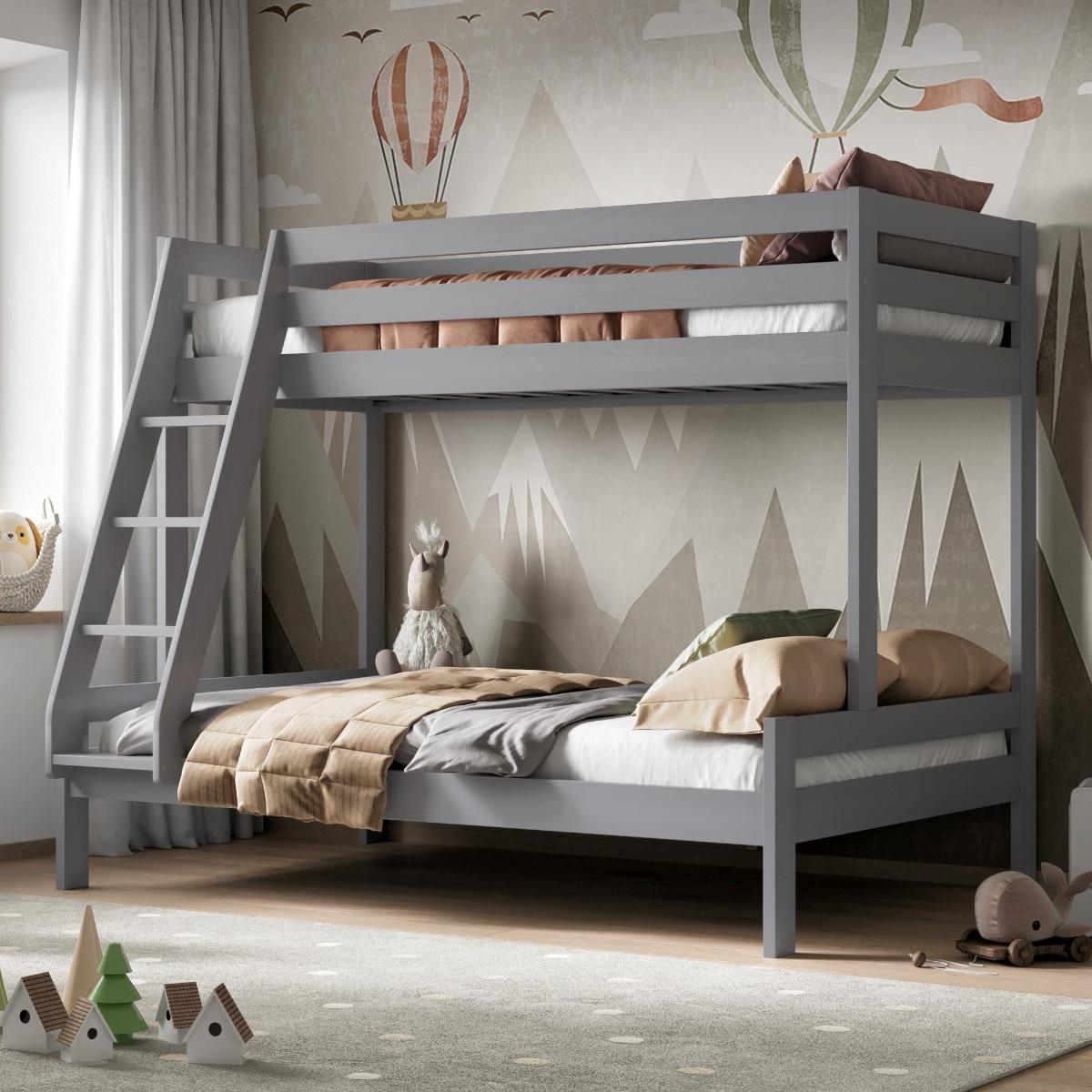 Noomi Nora Solid Wood Triple Bunk Bed - – image 1