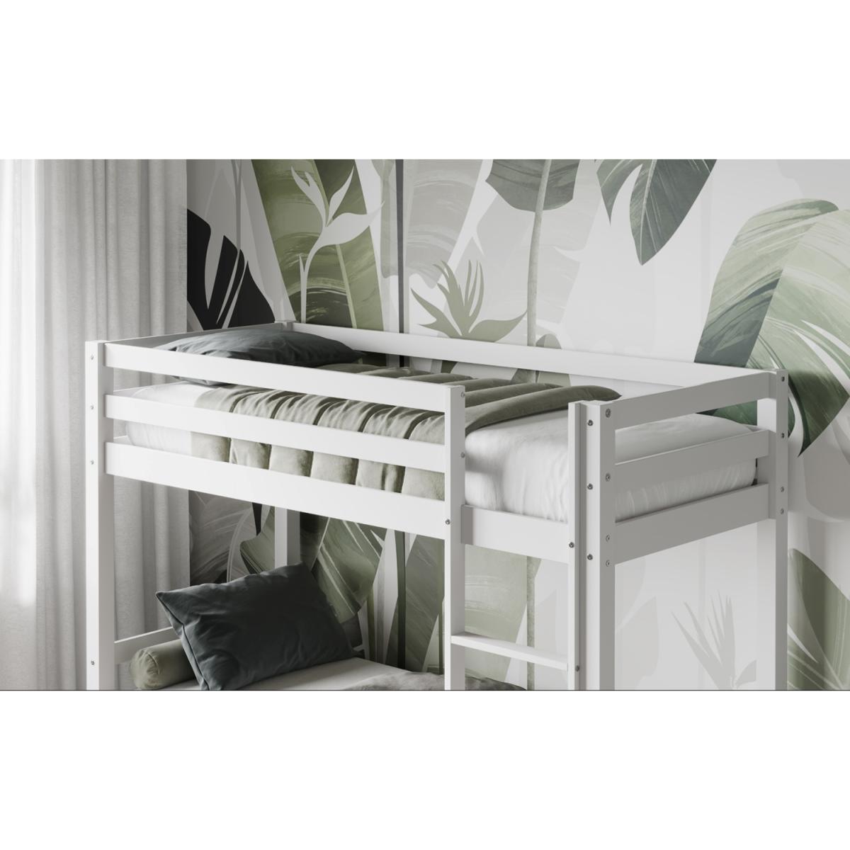 Flair Callisto Shorty Bunk Bed White With Accessories - – image 4