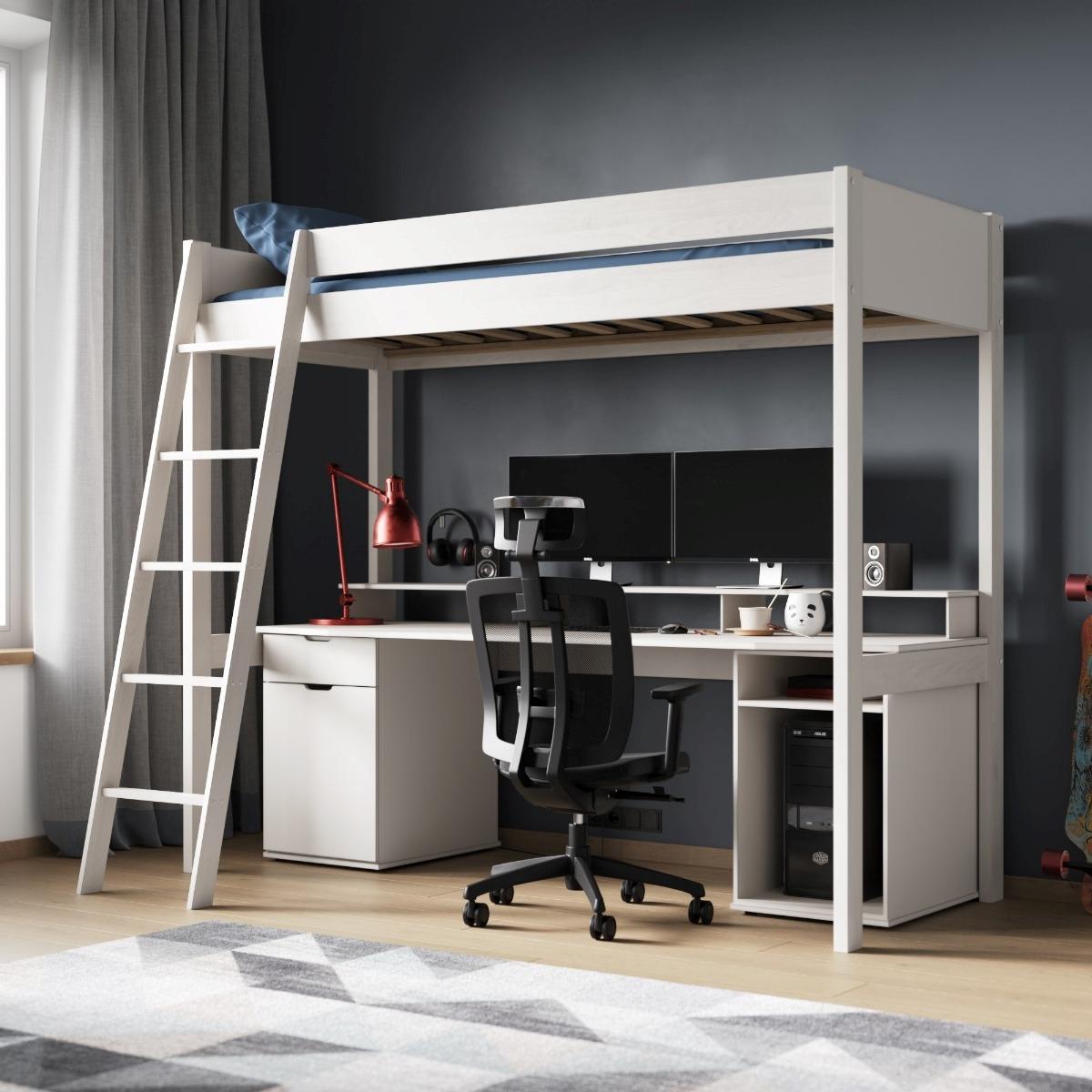 Noomi Tera Solid Wood Gaming High Sleeper Bed - – image 2