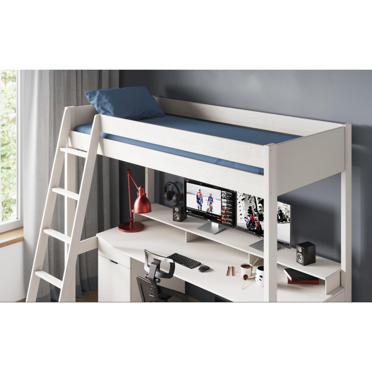 Noomi Tera Solid Wood Gaming High Sleeper Bed - – image 4
