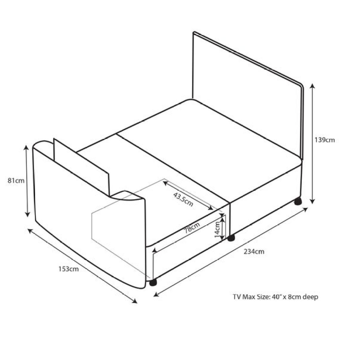 Sweet Dreams Venice TV Bed – image 4