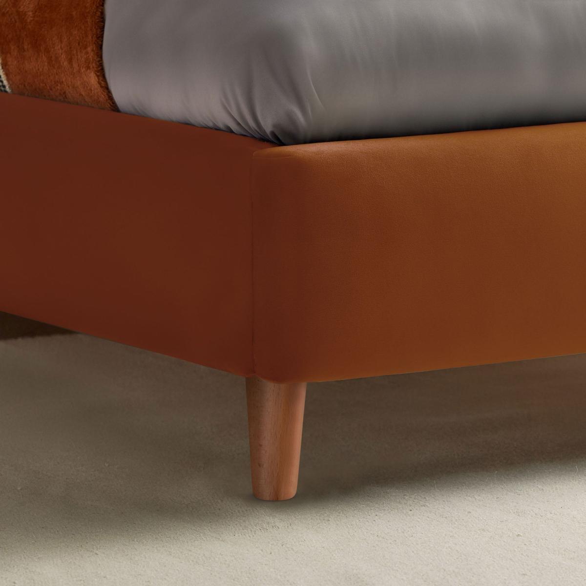 Fara Bed Frame, Velvet Amber – image 5