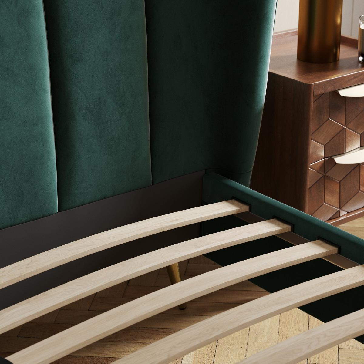 Starla Velvet Bed Bottle Green – image 4