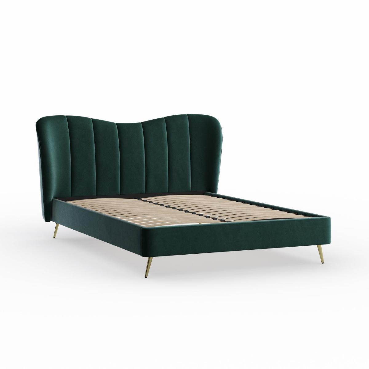 Starla Velvet Bed Bottle Green – image 6