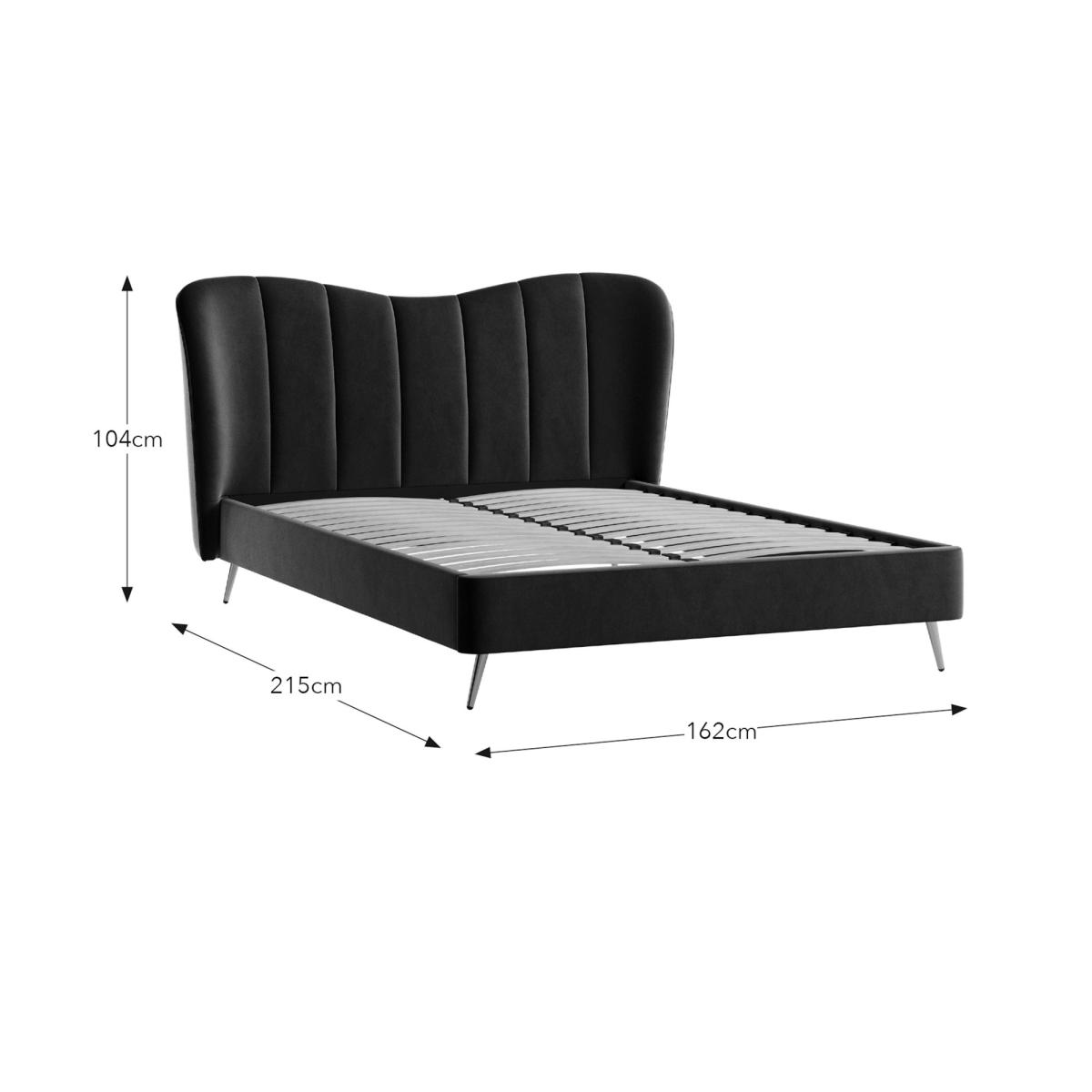 Starla Velvet Bed Bottle Green – image 7