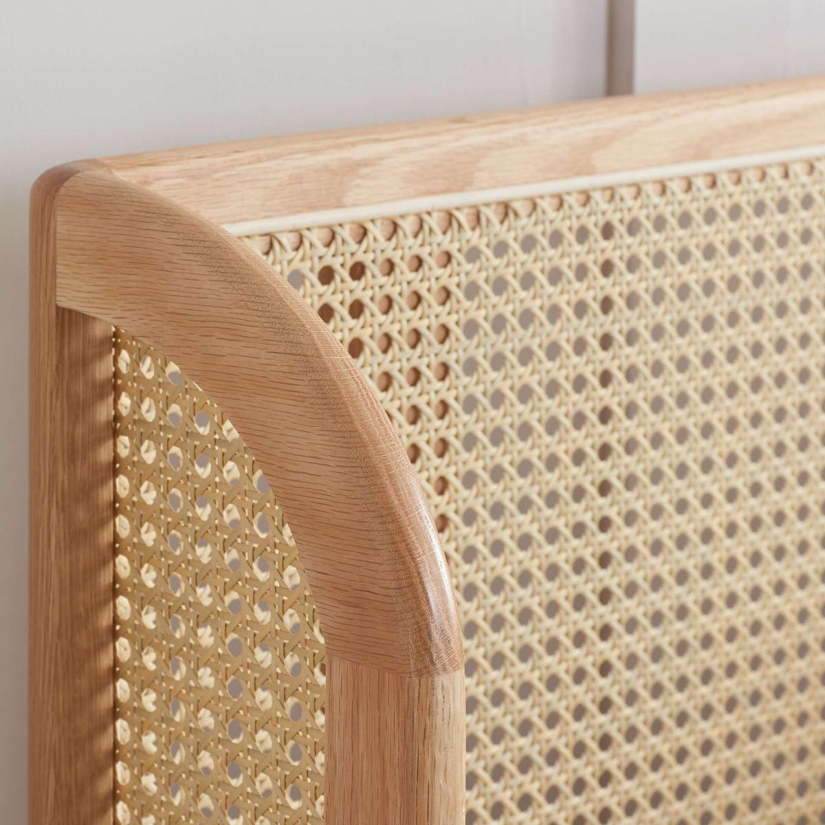 Birlea Astrid Rattan Bed Frame, Oak Oak – image 4