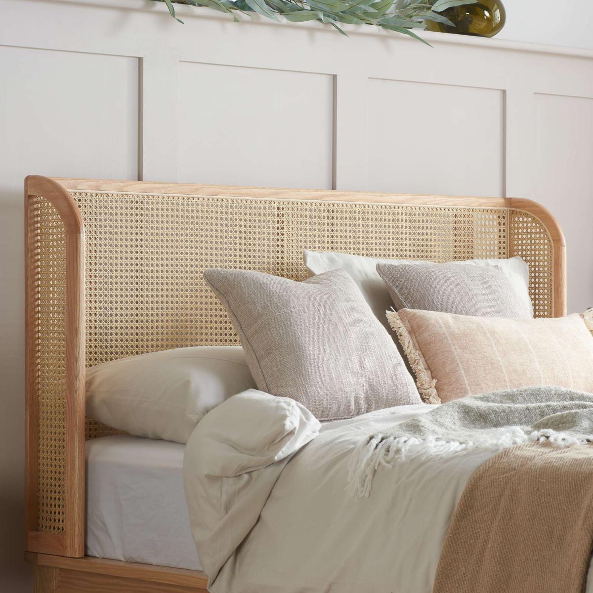 Birlea Astrid Rattan Bed Frame, Oak Oak – image 8