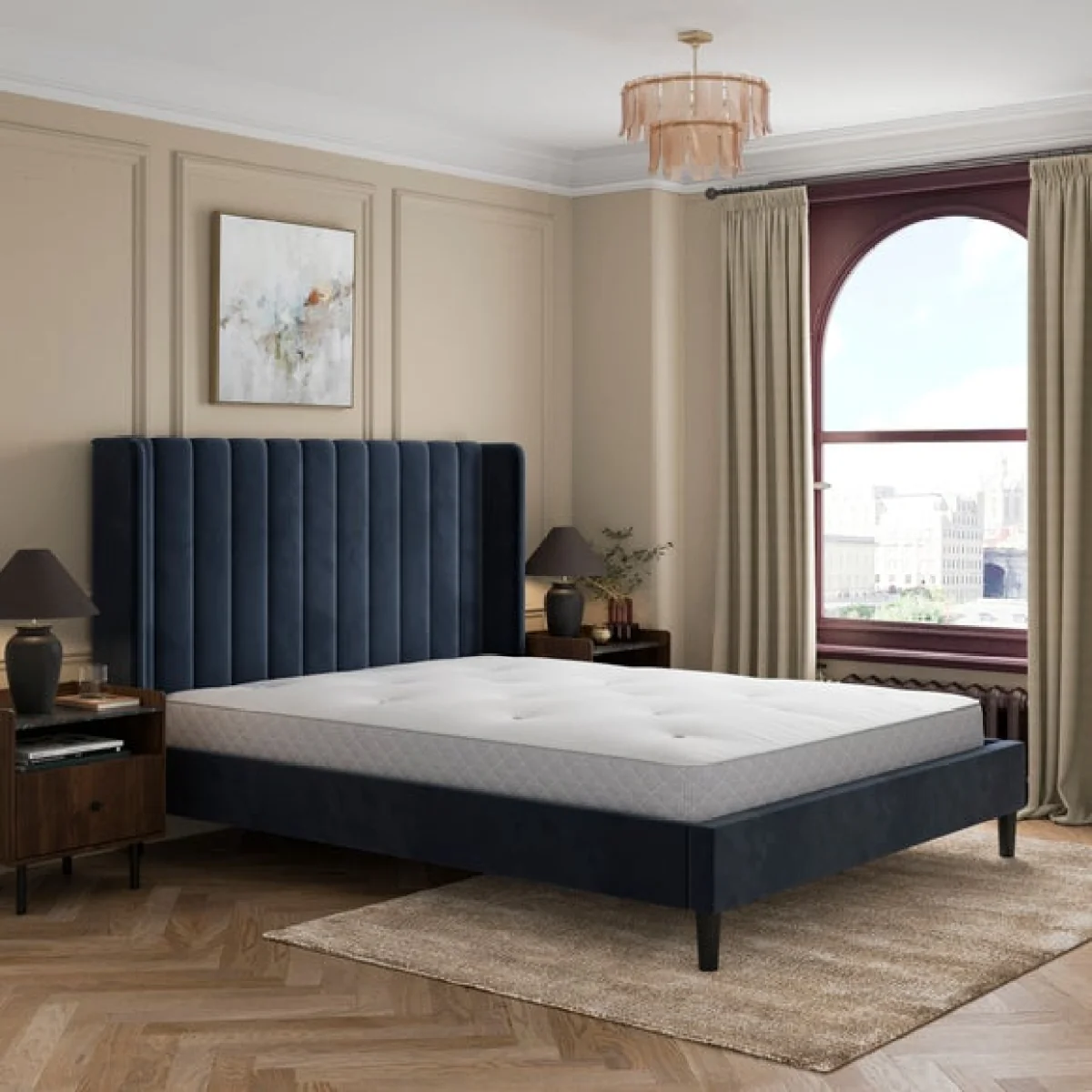 Alara Velvet Bed – image 2