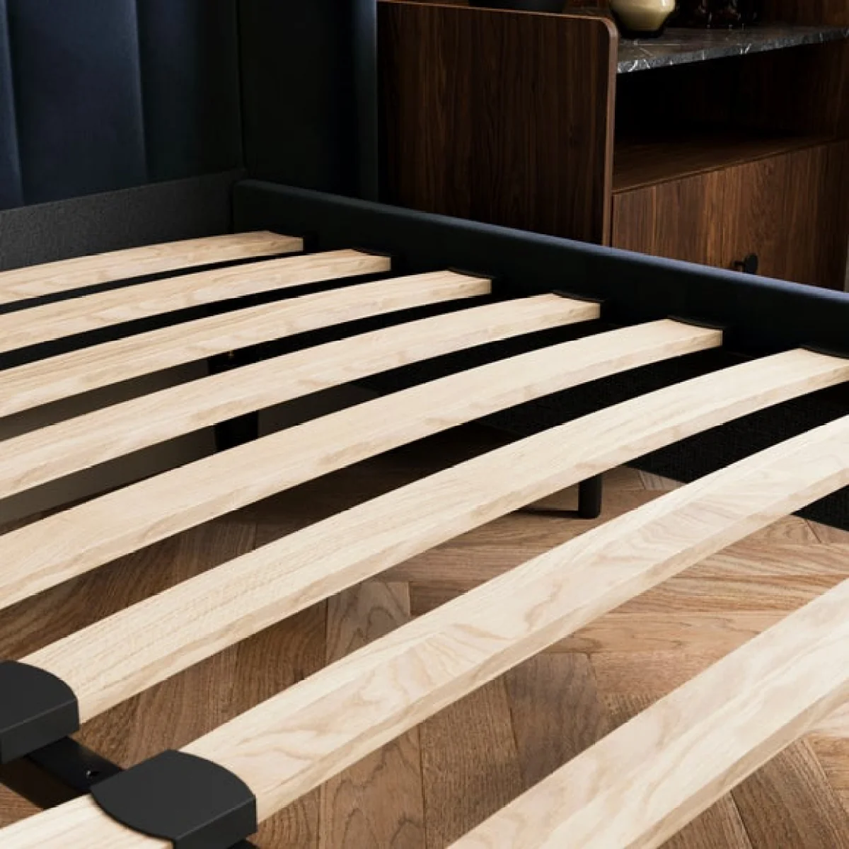 Alara Velvet Bed – image 4