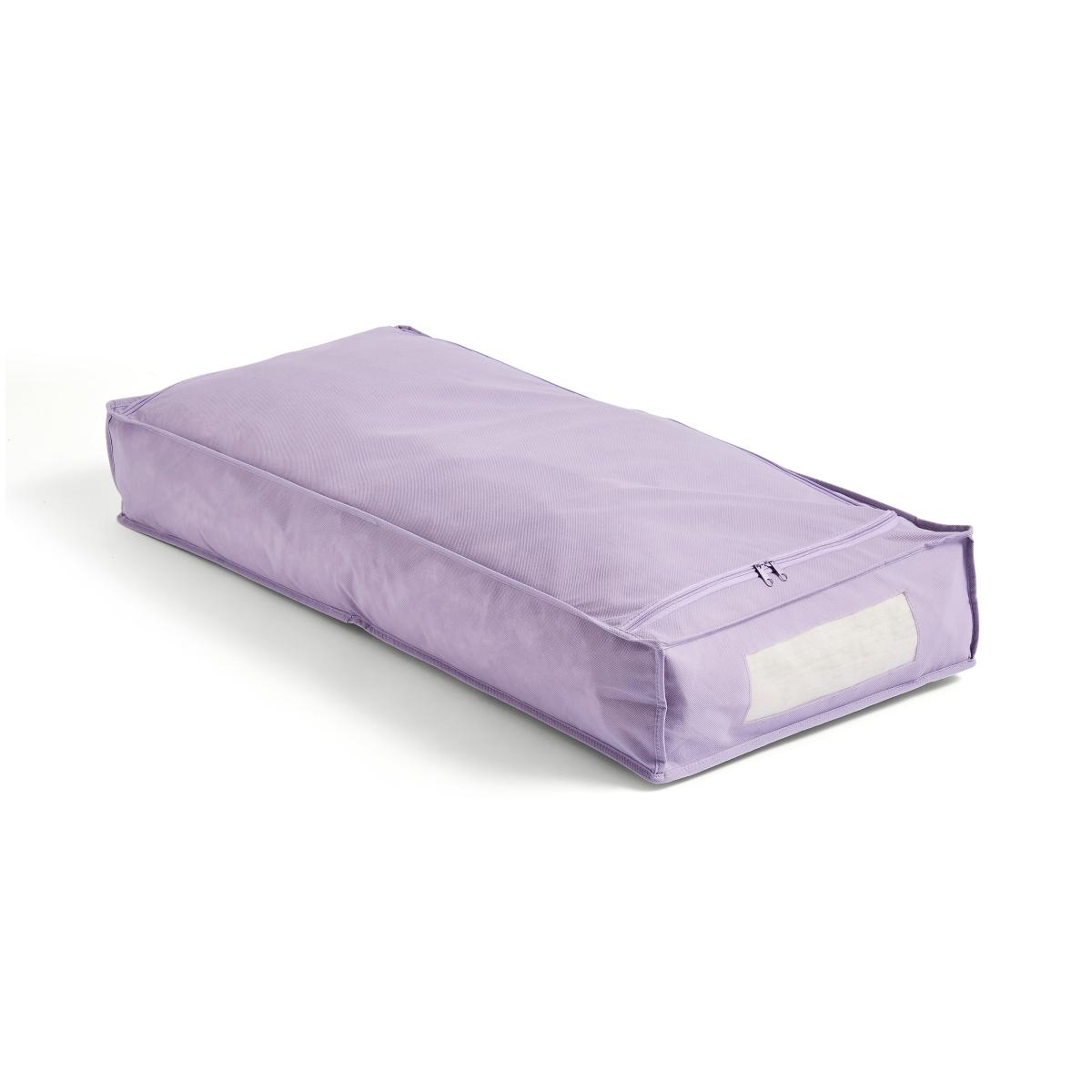 Fabric Underbed Zip Storage Bag Lilac – image 2