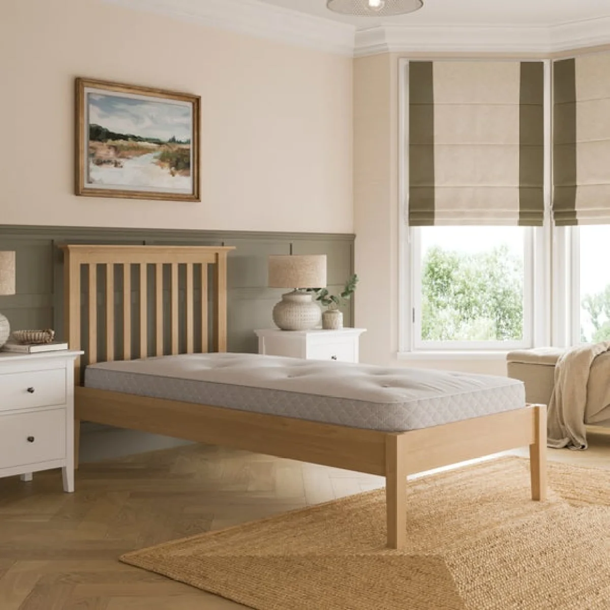 Lynton Tapered Leg Bed Frame – image 2