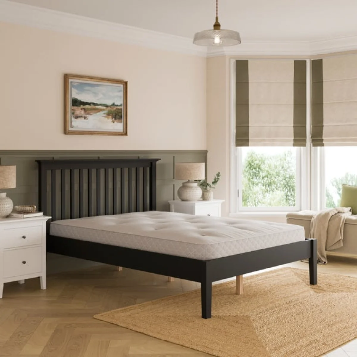 Lynton Tapered Leg Bed Frame – image 2