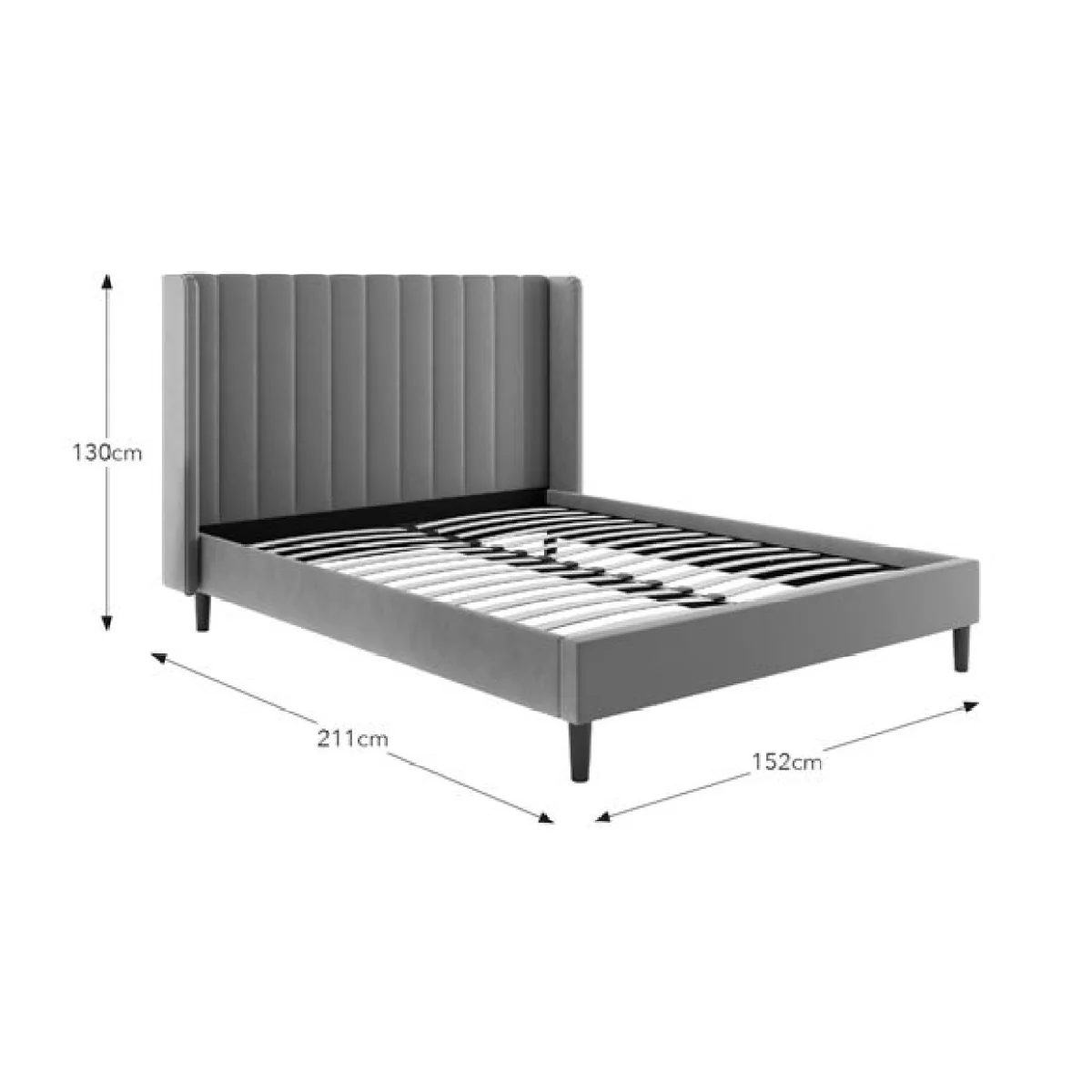 Alara Velvet Bed – image 7