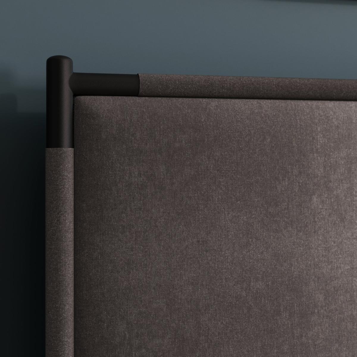 Marlo Metal Kingsize Bed Charcoal – image 4