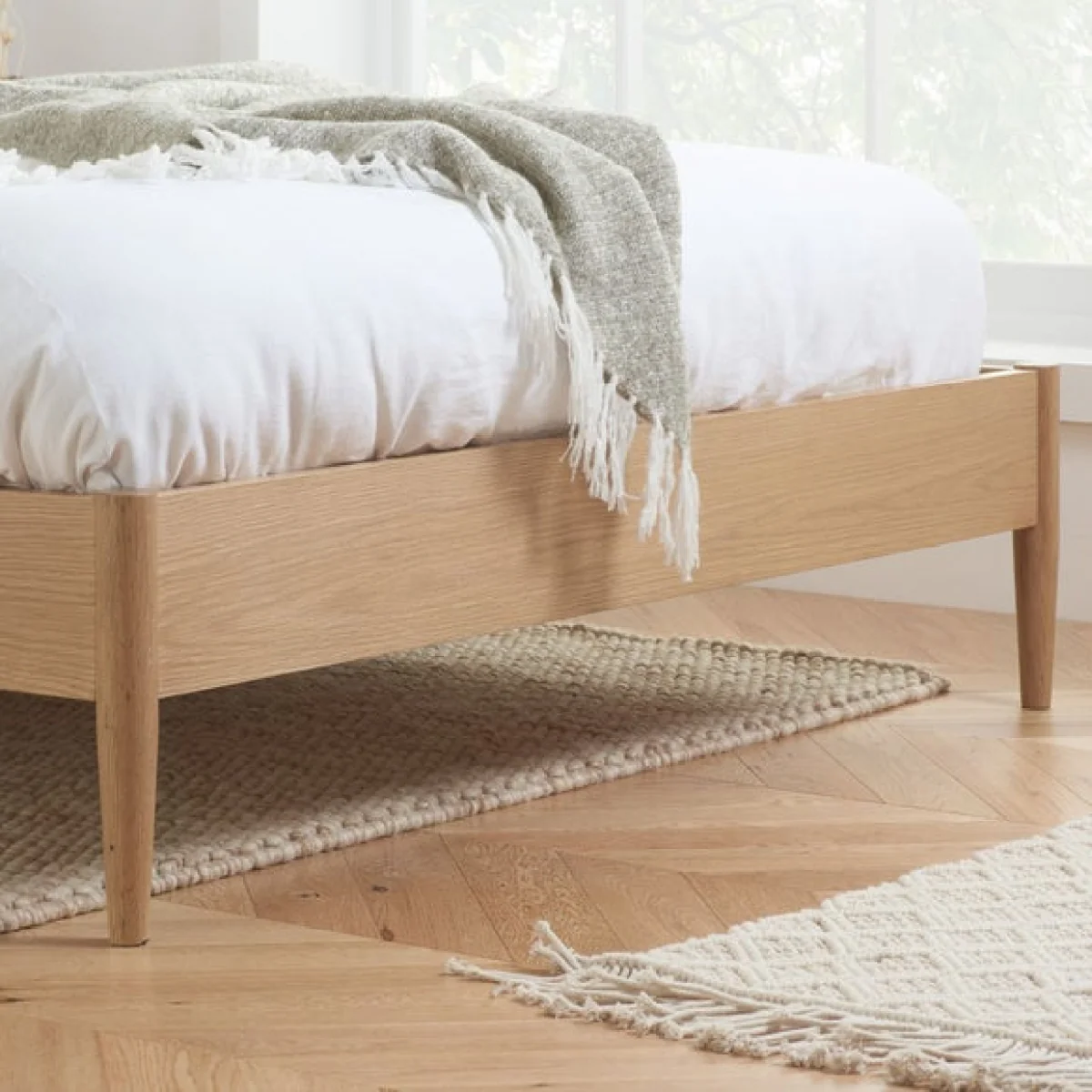 Jesper Oak Effect Bed Frame – image 4