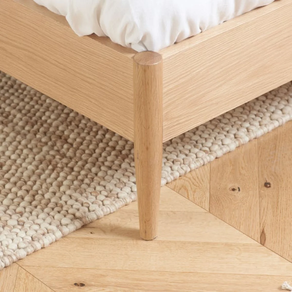 Jesper Oak Effect Bed Frame – image 5