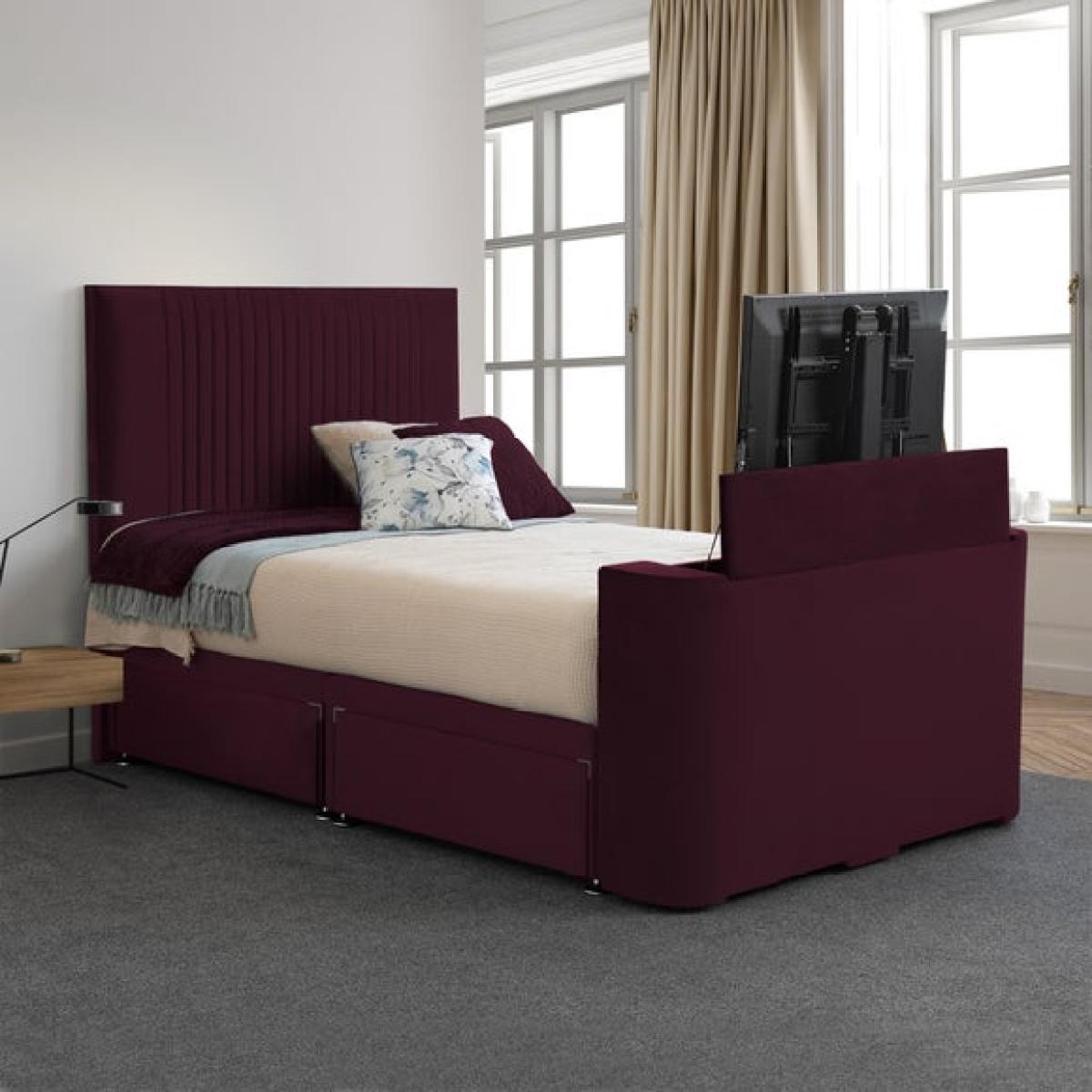 Sweet Dreams Opulence Vertical Pleated TV Bed – image 1