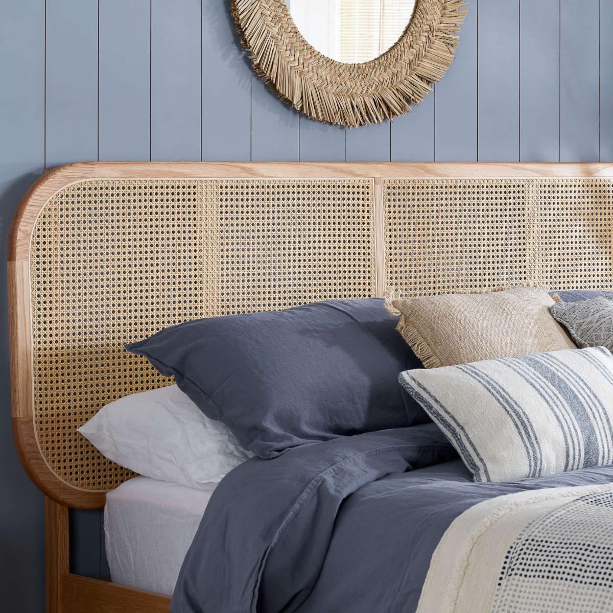 Birlea Elina Rattan Bed Frame, Oak Oak – image 2