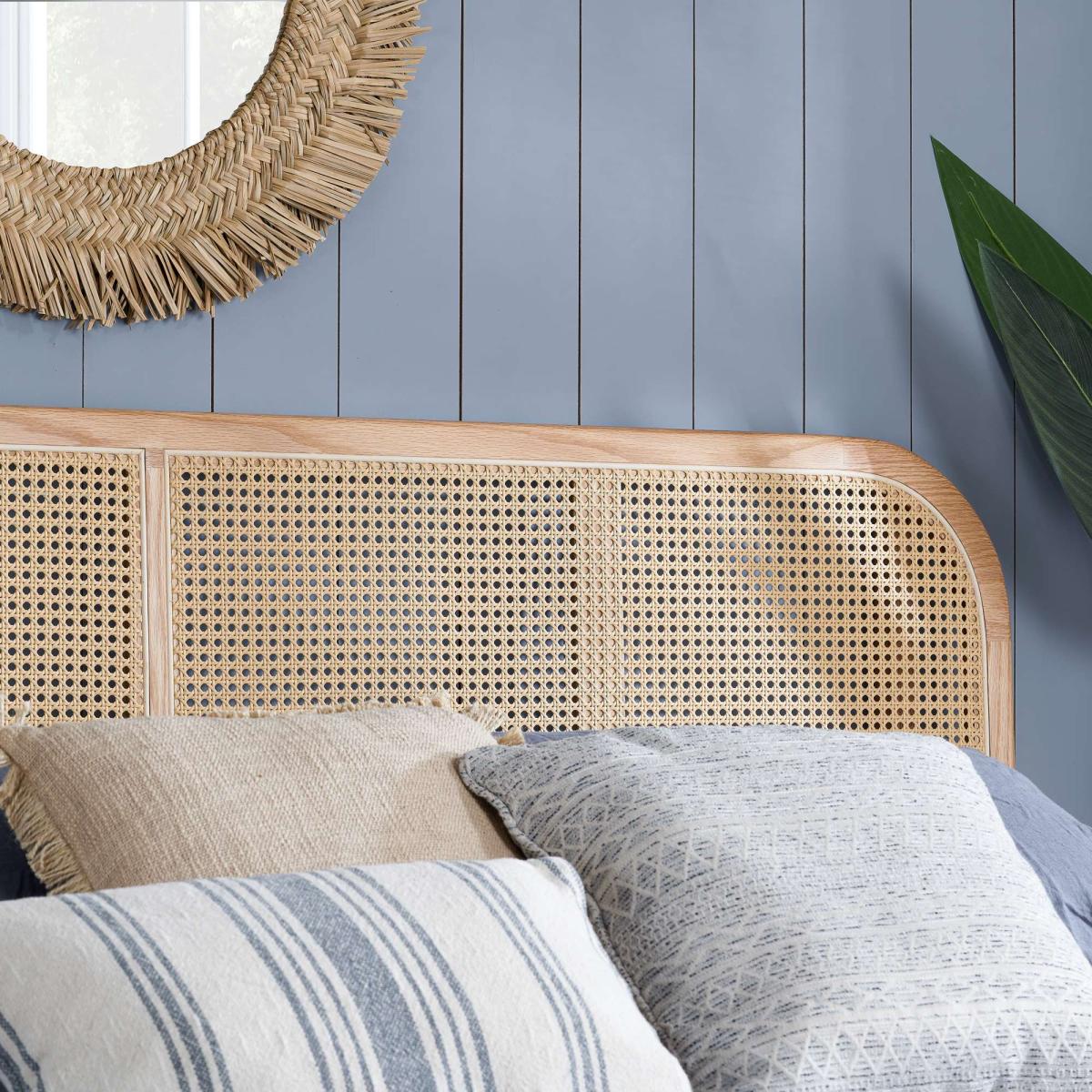 Birlea Elina Rattan Bed Frame, Oak Oak – image 4