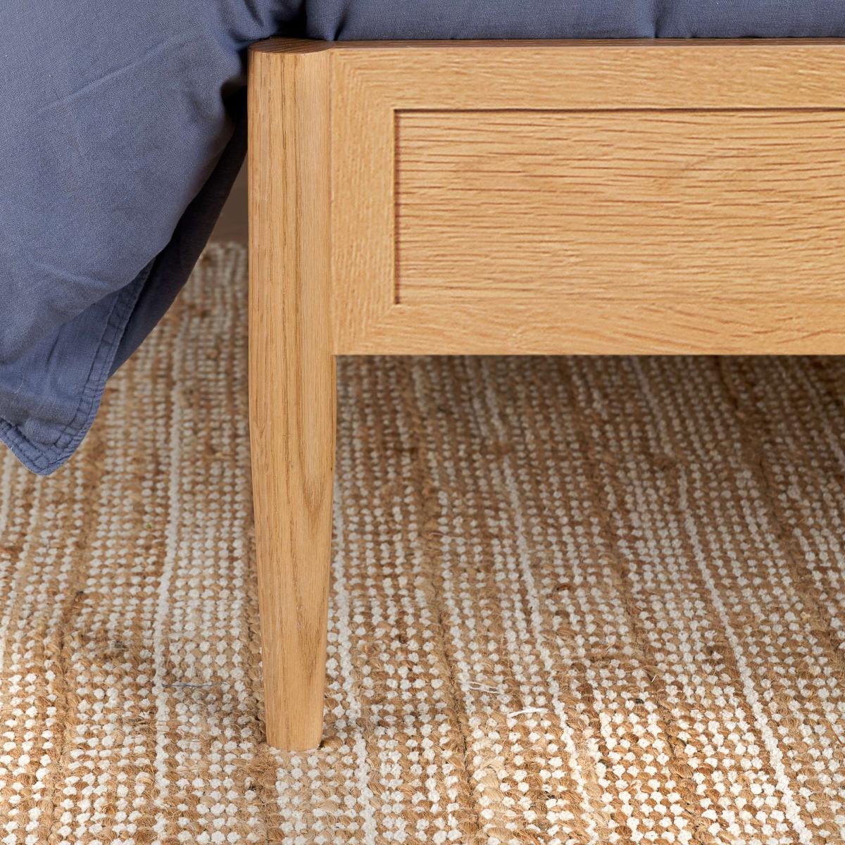 Birlea Elina Rattan Bed Frame, Oak Oak – image 8