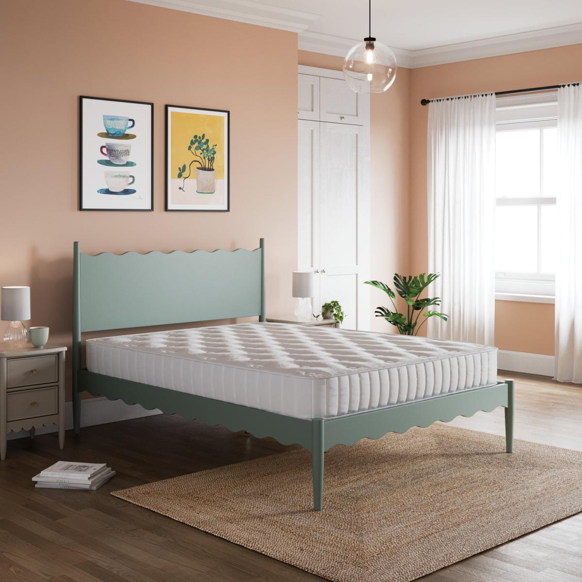 Emilie Bed Frame, Wood Lilypad – image 2