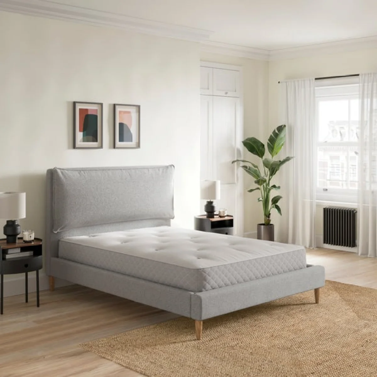 Skylar Pebble Boucle Bed – image 2