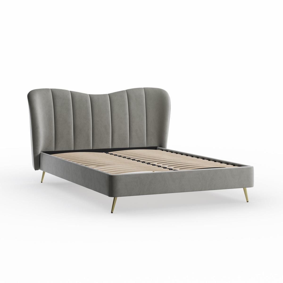 Starla Velvet Bed Dove (Grey) – image 6