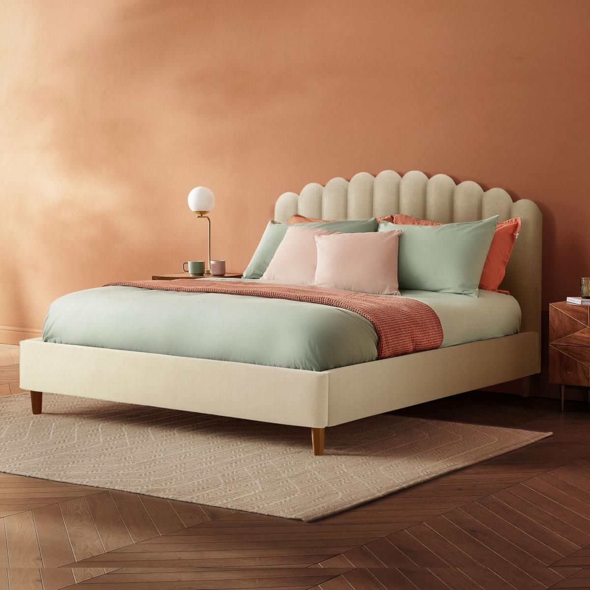 Oriana Bed Frame, Woven Moon – image 1