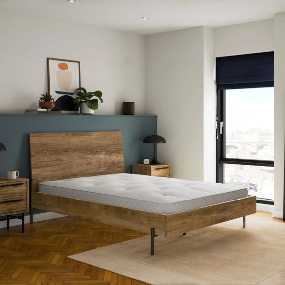 Bryant Bed Frame, Mango Wood Effect – image 2