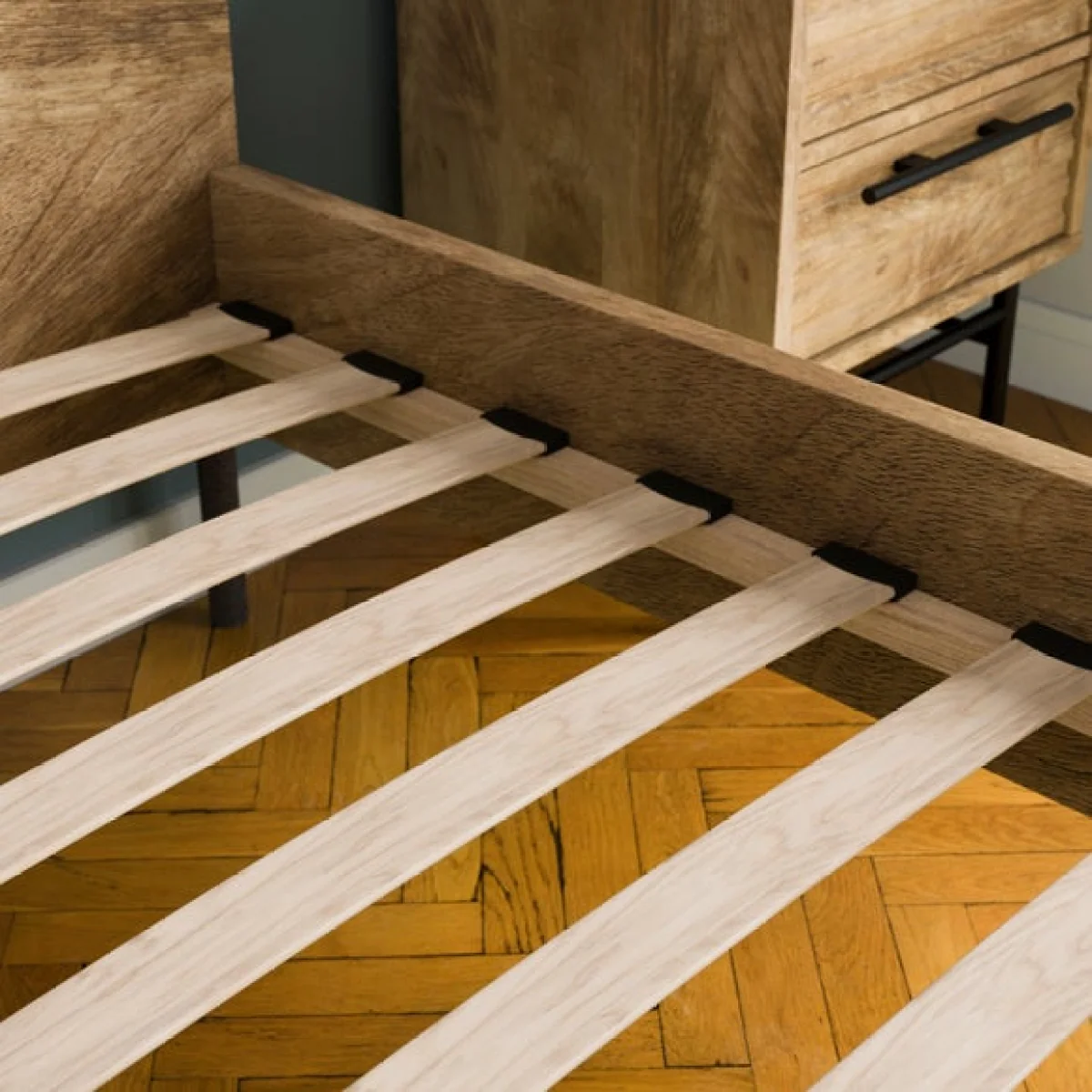 Bryant Bed Frame, Mango Wood Effect – image 4