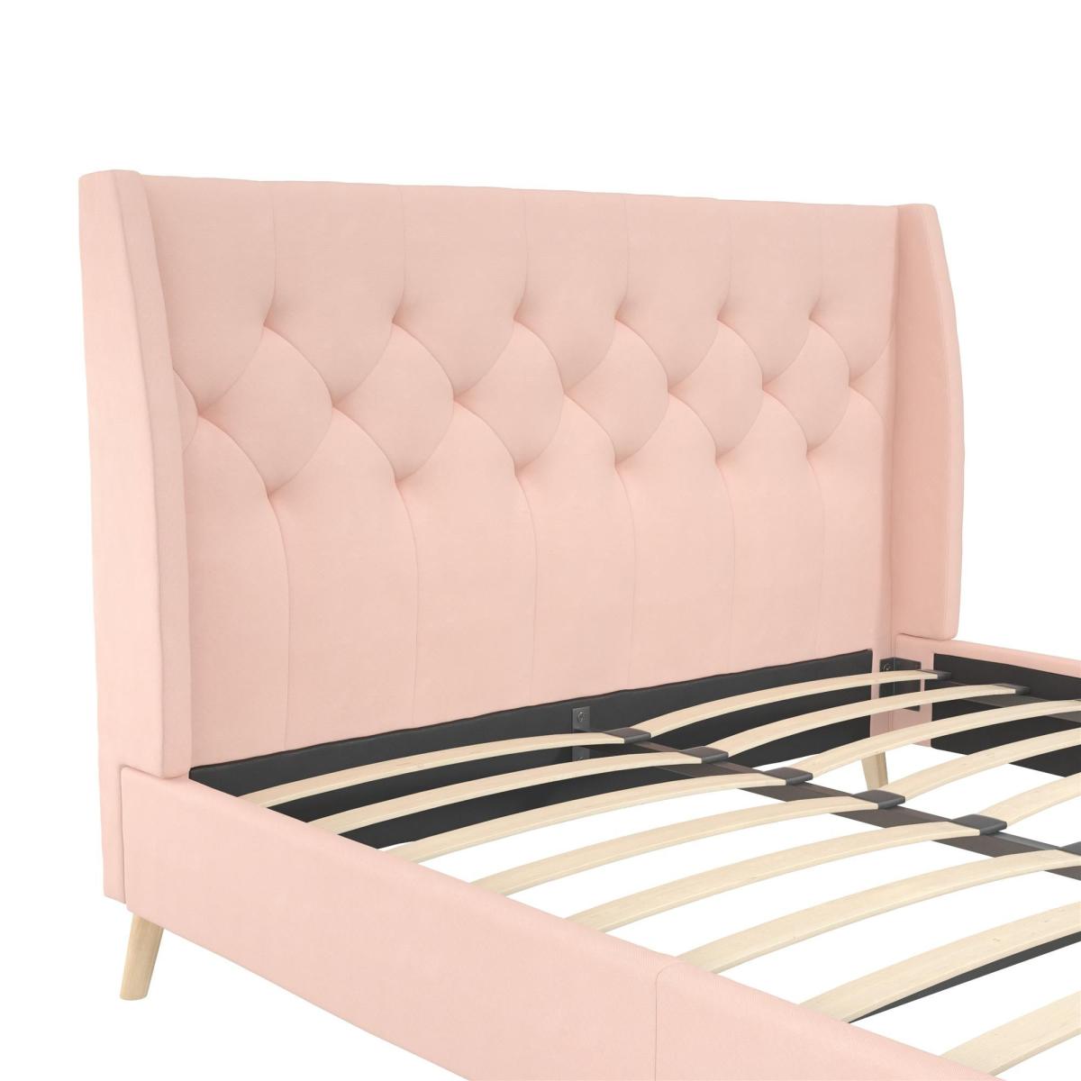 Novogratz Her Majesty Linen Bed Pink – image 5