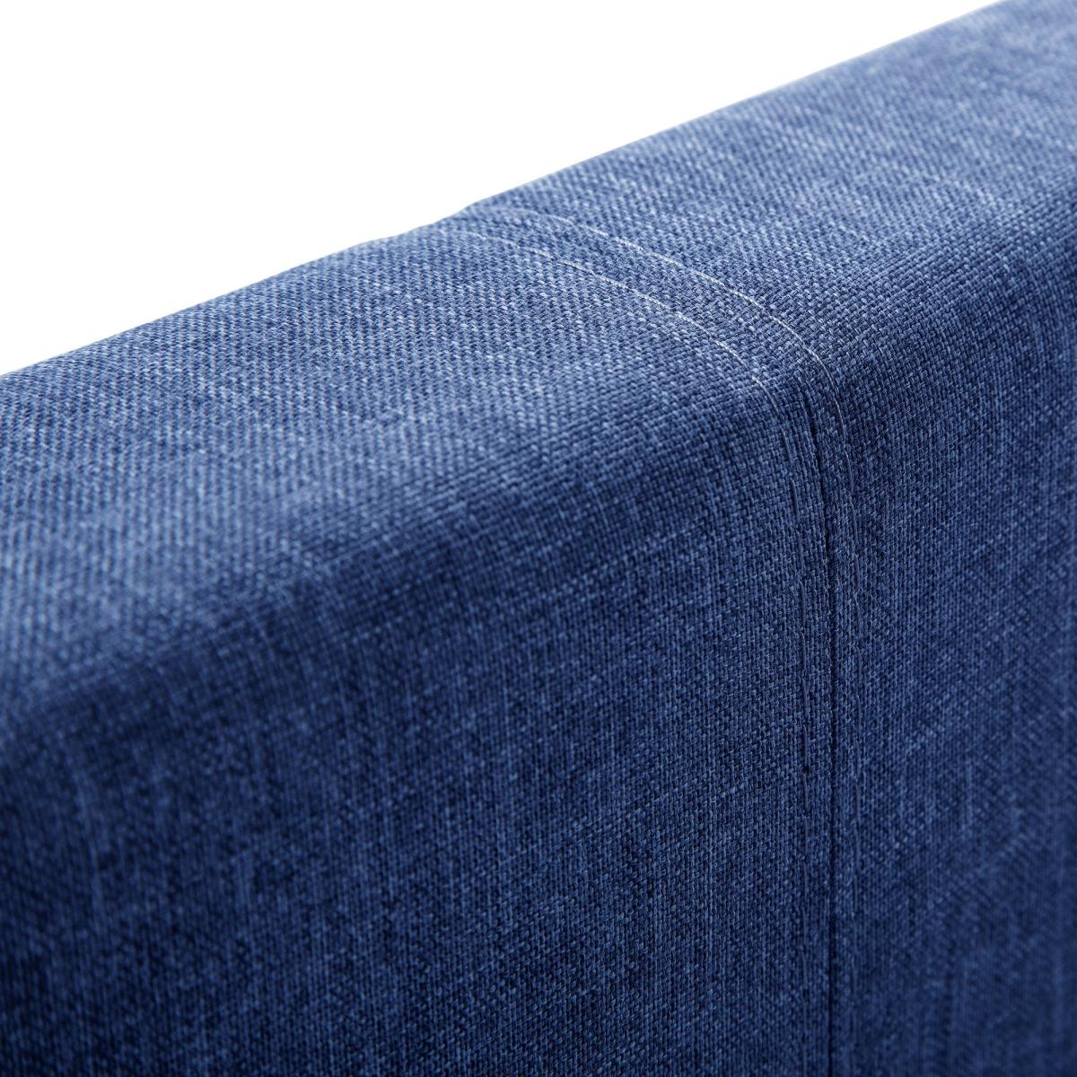 Rialto Fabric Bed Frame Blue – image 3