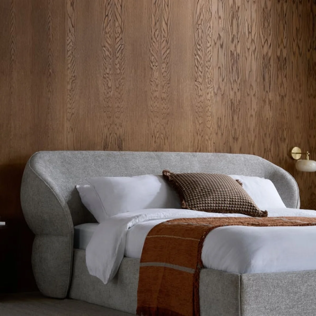 Milan Chenille Bed Frame – image 3