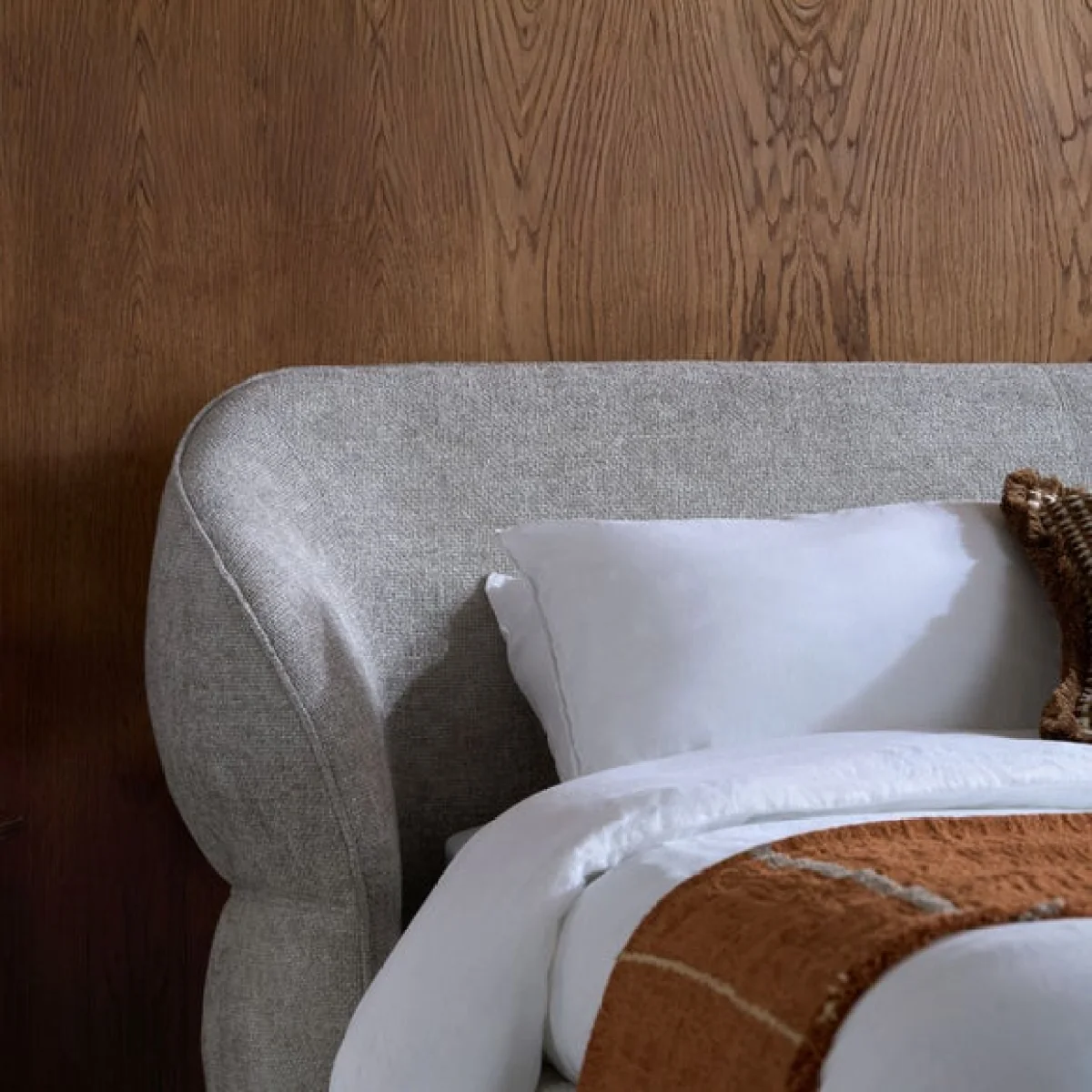 Milan Chenille Bed Frame – image 4