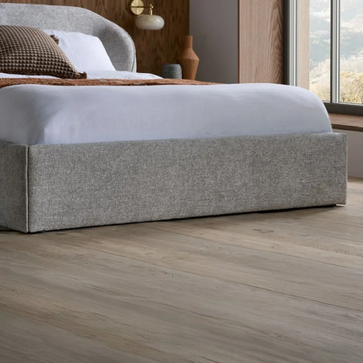 Milan Chenille Bed Frame – image 6