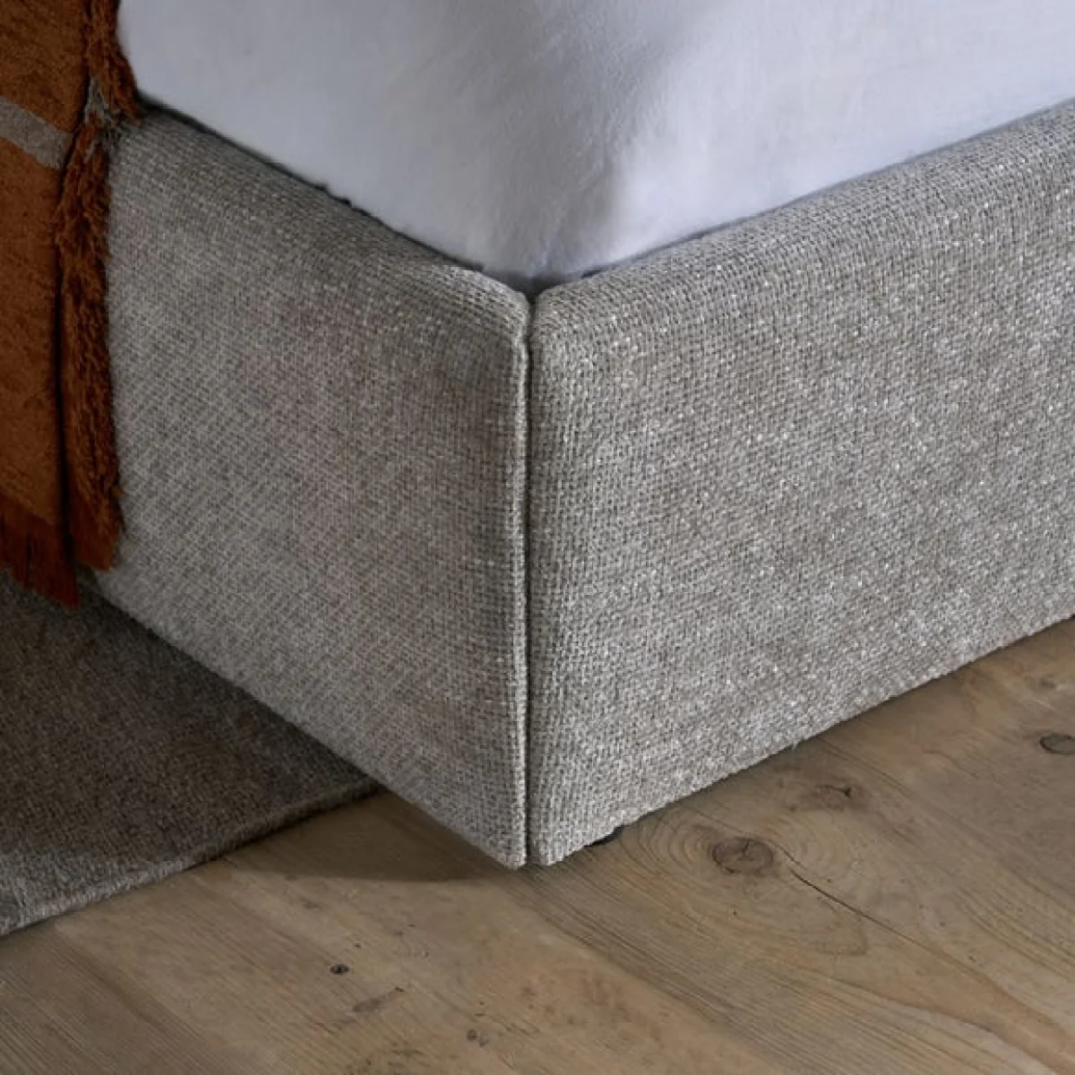 Milan Chenille Bed Frame – image 7