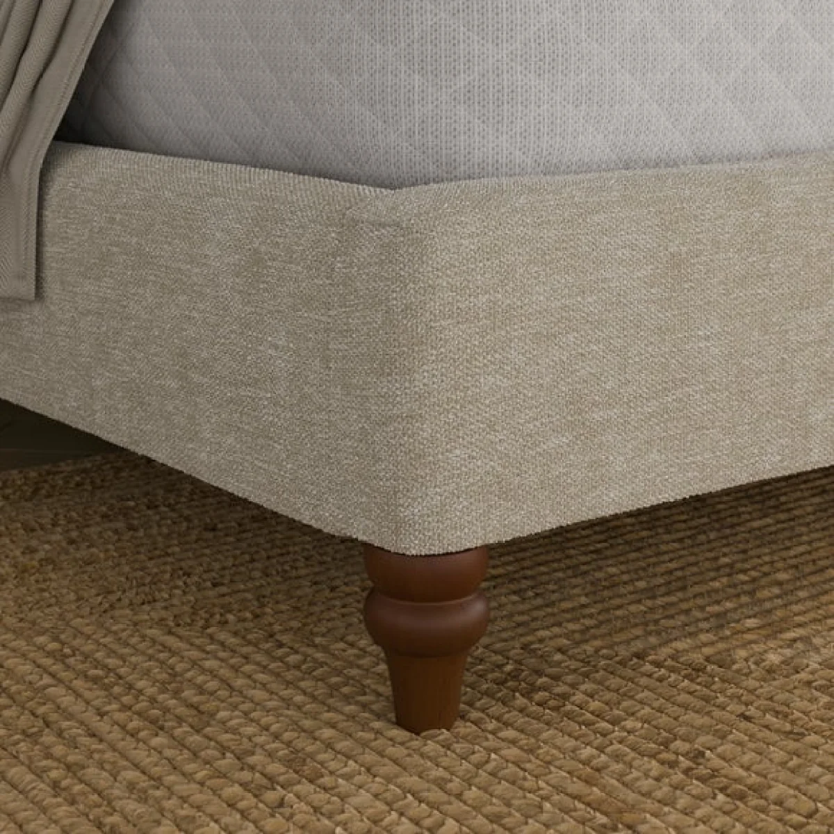 Beatrice Buttoned Chenille Bed – image 3