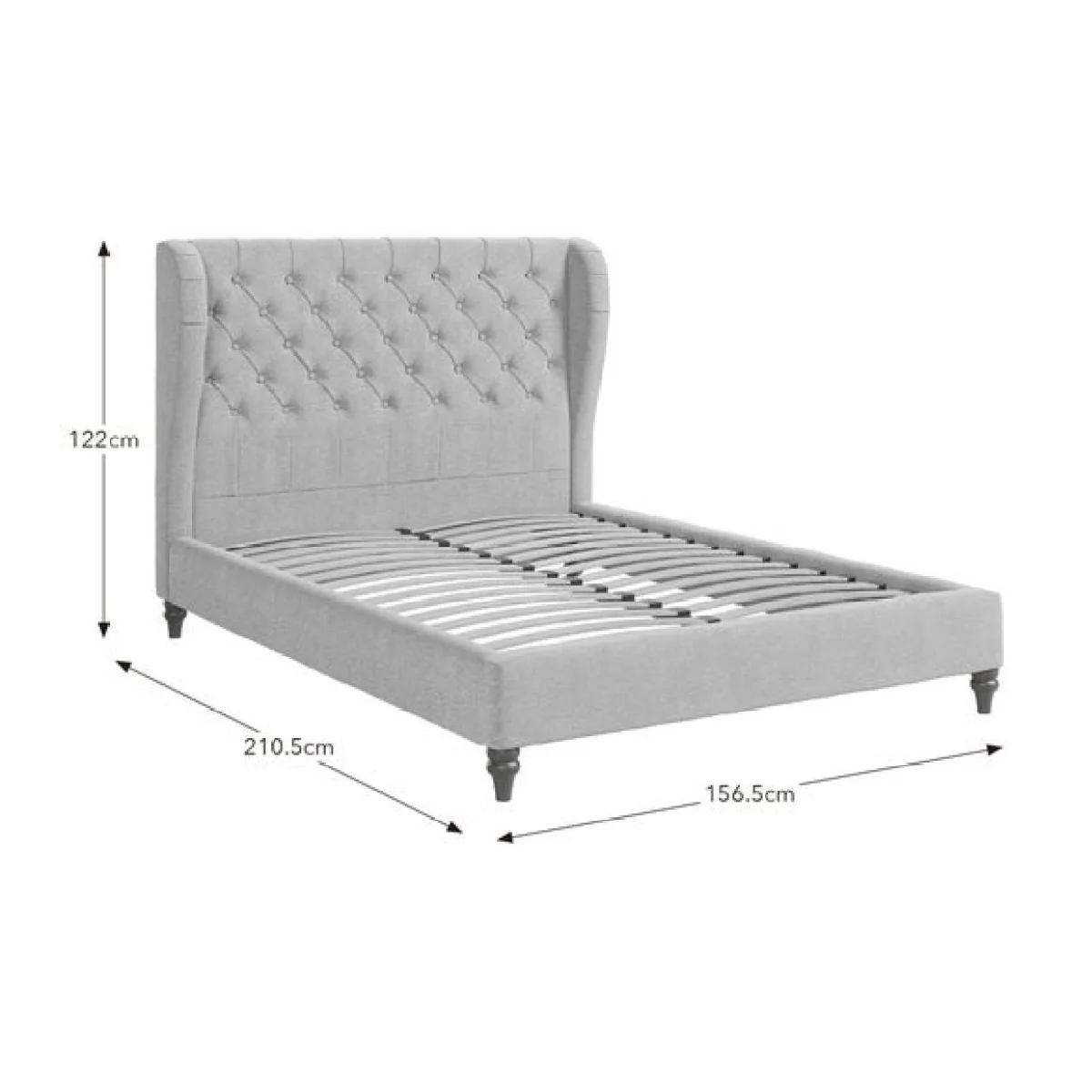 Beatrice Buttoned Chenille Bed – image 7