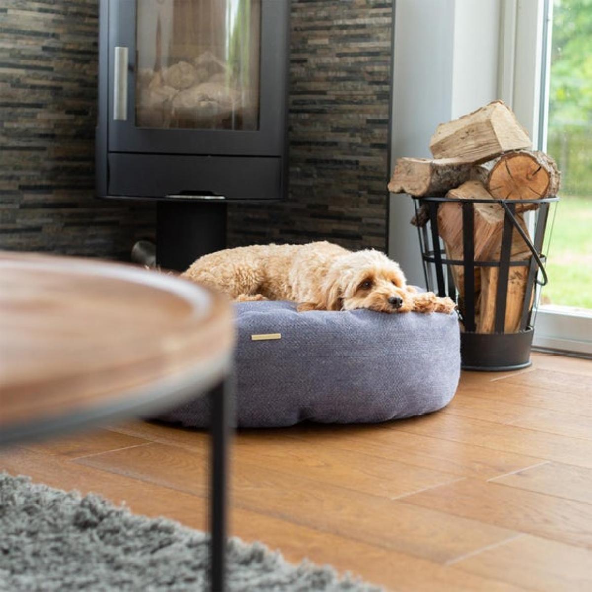 Lords and Labradors Herringbone Donut Dog Bed – image 2