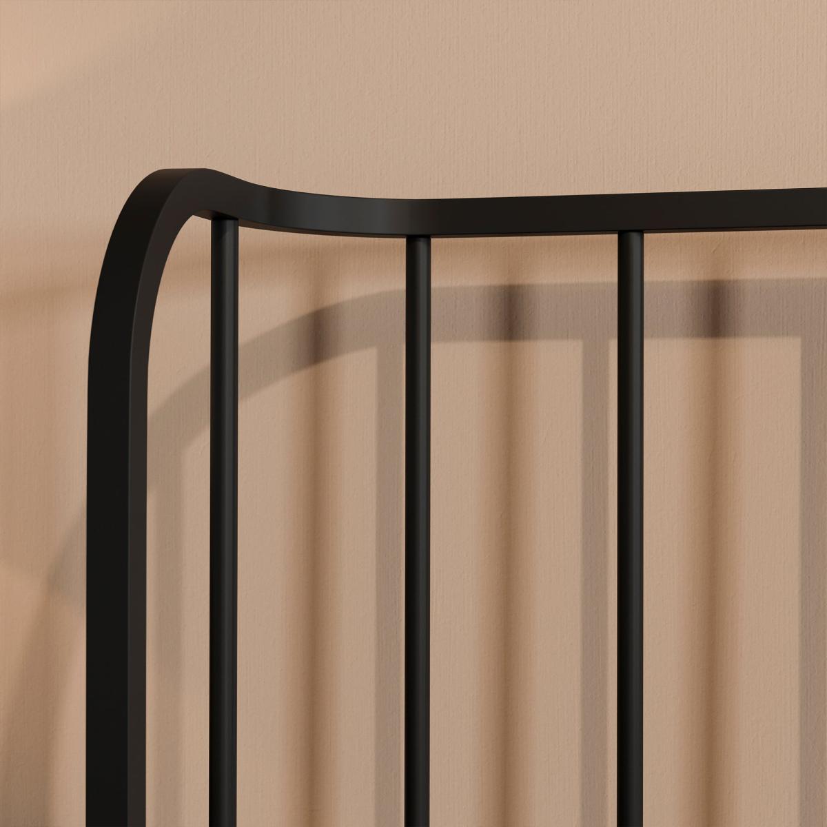 Elliot Curved Spindle Bed Black – image 5