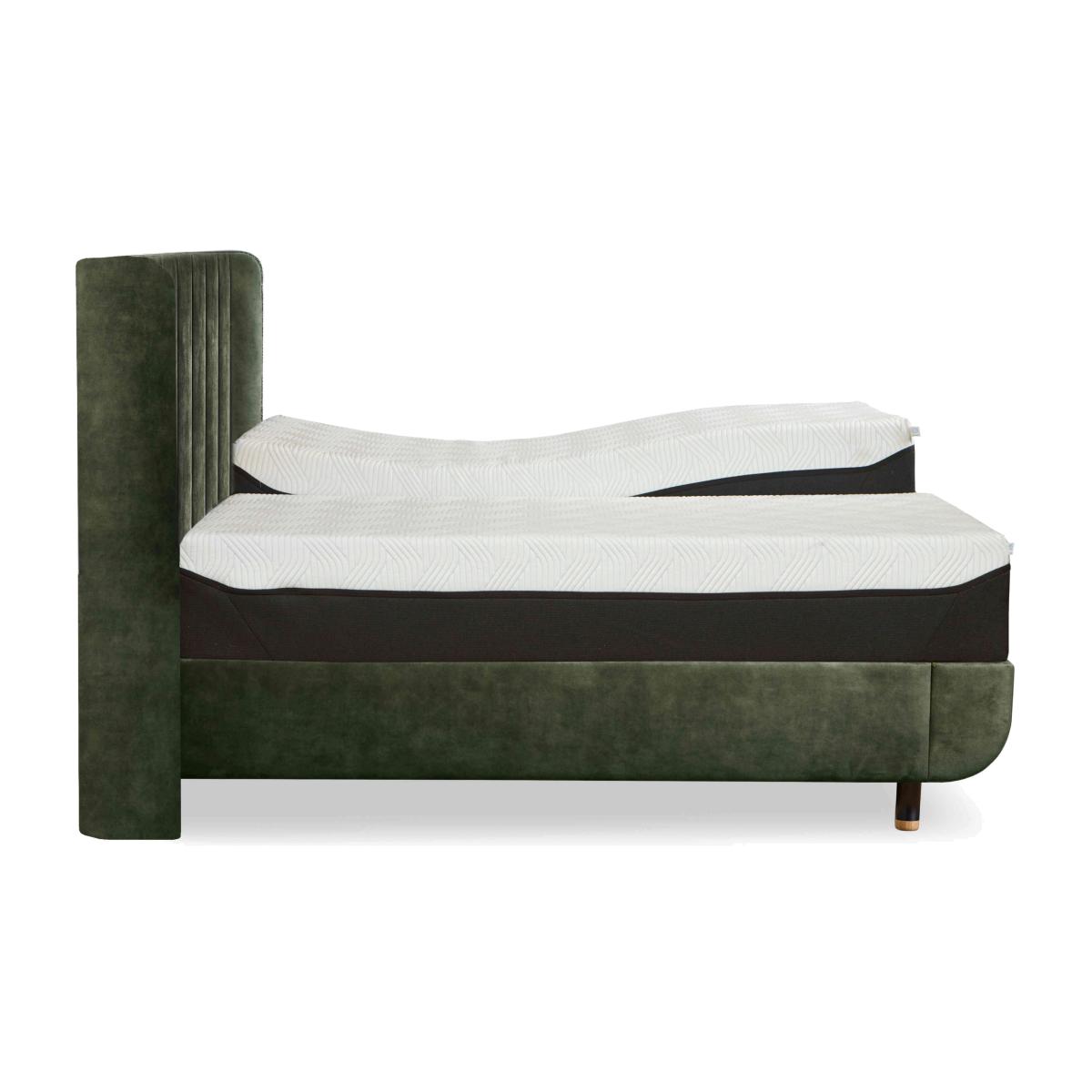 TEMPUR - Arc Ergo Smart Base Bed Frame with Lodret Headboard - Black & Gold – image 1