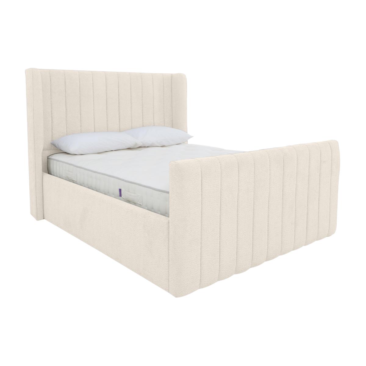 Eira High Foot End Ottoman Bed Frame - Super King - Comfy Oat