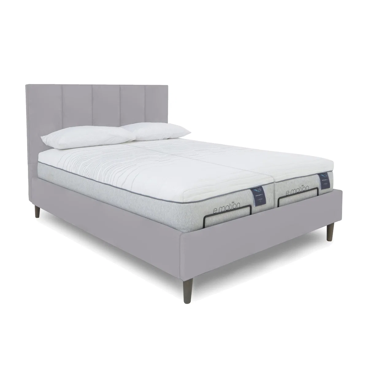 E-Motion Aiko Dual Adjustable Bed Frame - Super King - Seven Lilac – image 1