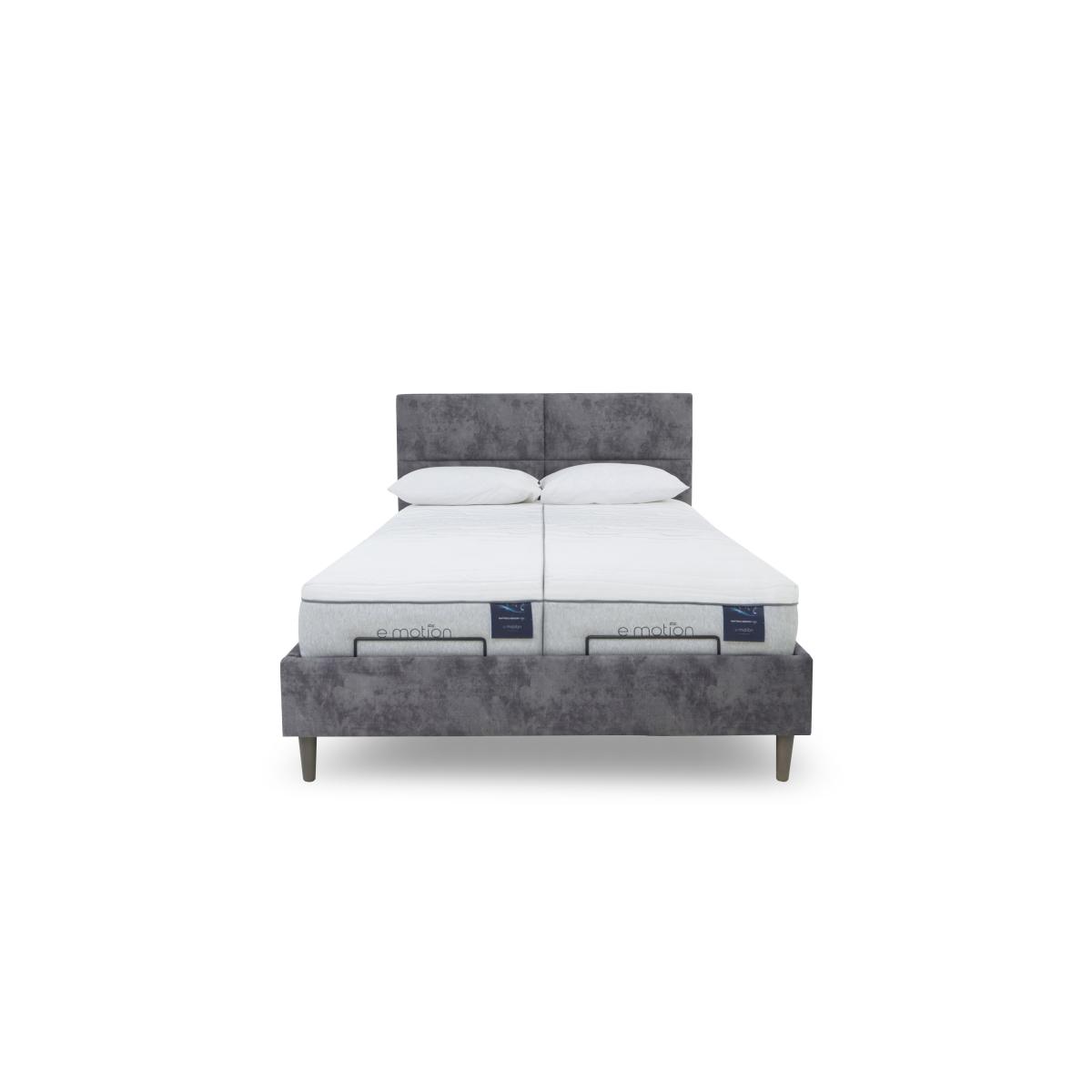 E-Motion Sakura Dual Adjustable Bed Frame - King Size - Shetland Pebble – image 5