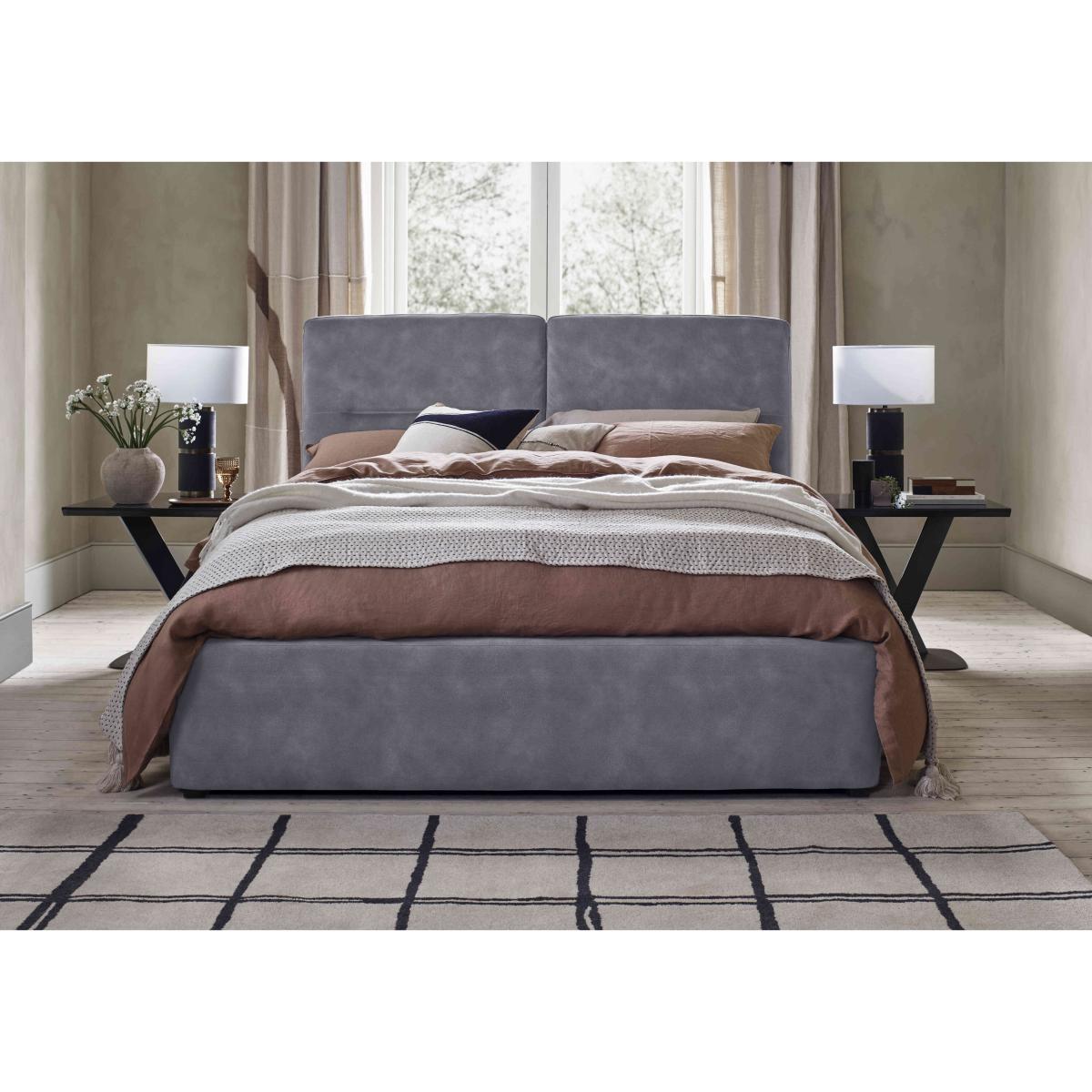 Stark Fabric Manual Ottoman Bed Frame - Super King – image 3