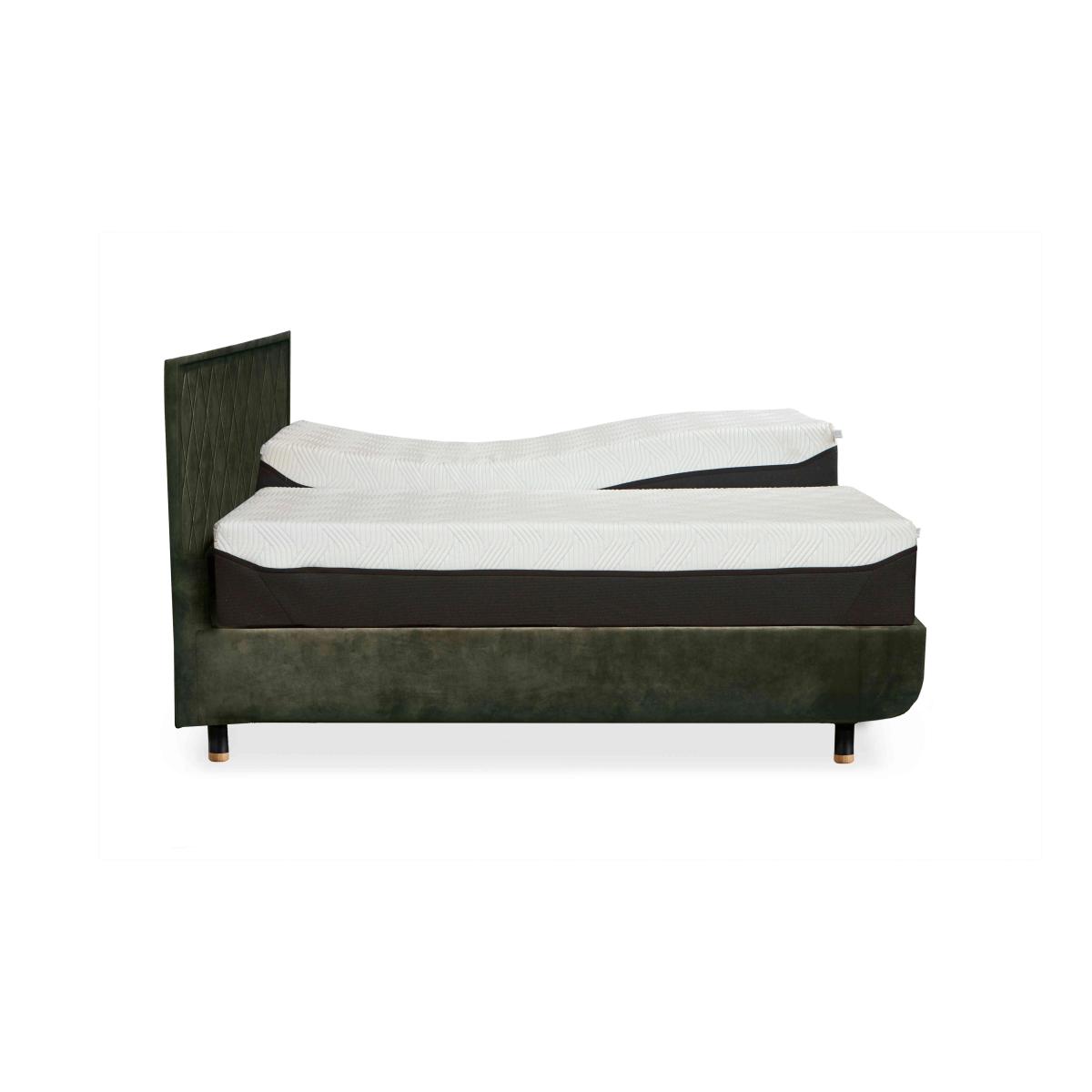 TEMPUR - Arc Ergo Smart Base Bed Frame with Quilted Headboard - Matt Black – image 6
