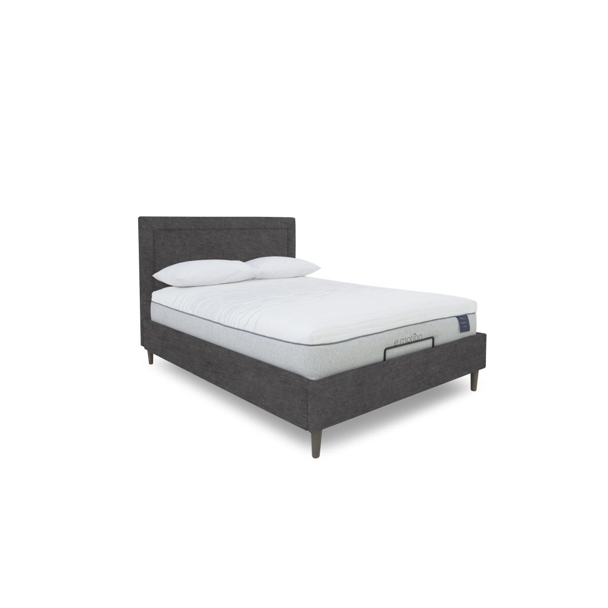 E-Motion Yumi Adjustable Bed Frame - King Size - Smokey Quartz – image 2