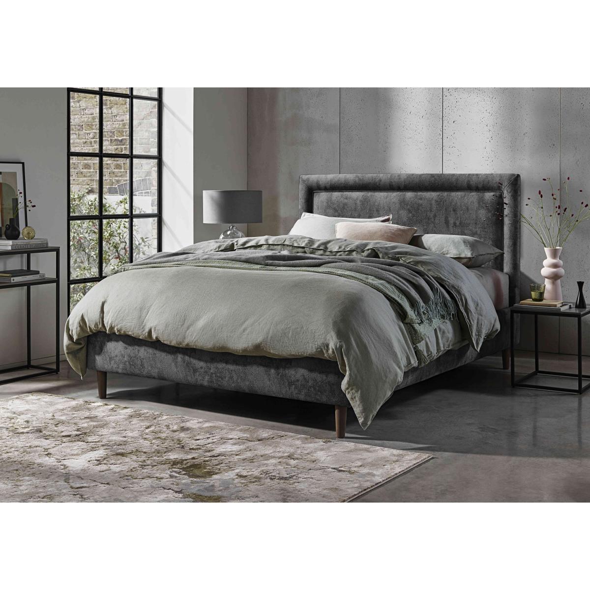 E-Motion Yumi Adjustable Bed Frame - King Size - Smokey Quartz – image 3