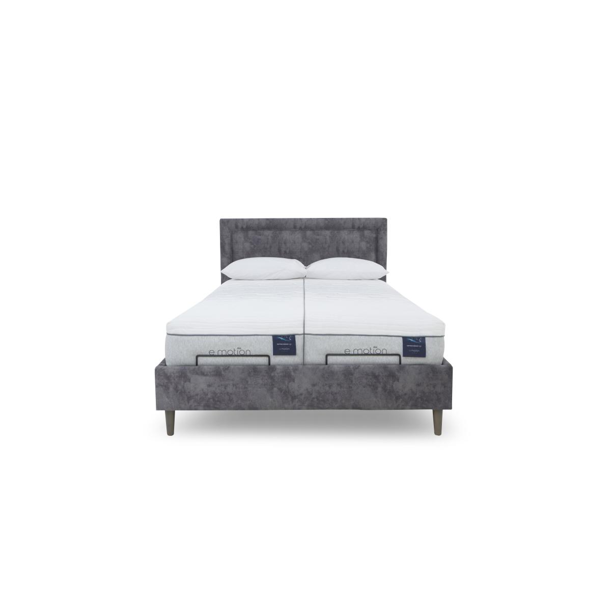 E-Motion Yumi Dual Adjustable Bed Frame with Massage Function - King Size - Sage – image 6