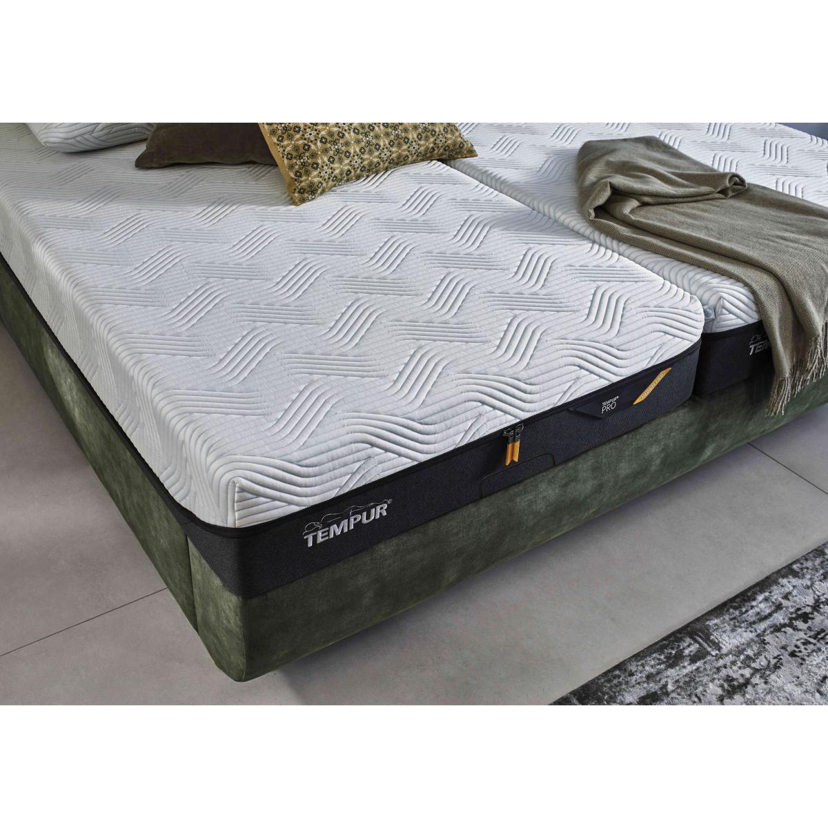 TEMPUR - Arc Ergo Smart Base Bed Frame with Vectra Headboard - King Size - Black & Gold – image 4